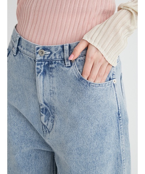 「FURFUR」 デニムパンツ 0 ピンク レディース_画像9
