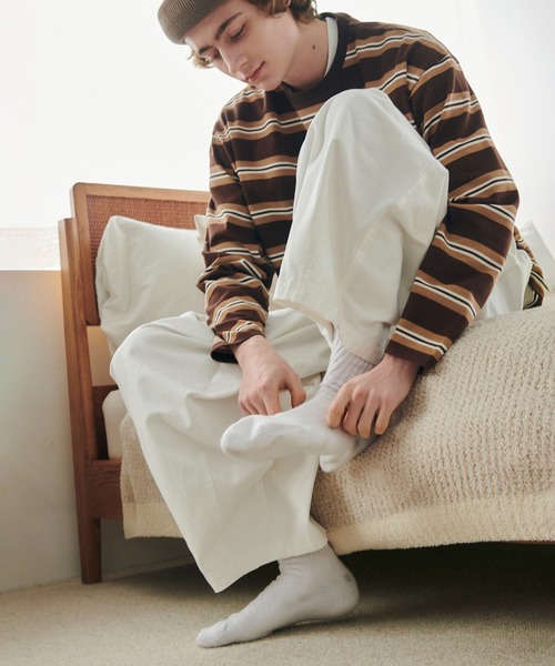 「MAISON CLUB」 カーゴパンツ L ホワイト メンズ_画像8