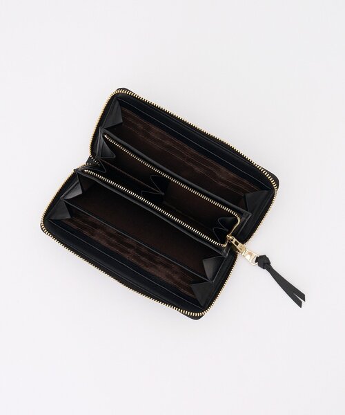 russet（ラシット） 財布 エンボスモノグラムラウンドジップウォレット