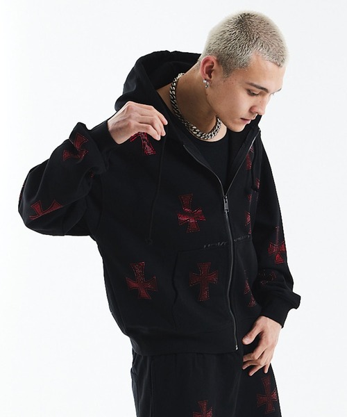 UNKNOWN LONDON（アンノウンロンドン） パーカー ジップフーディ