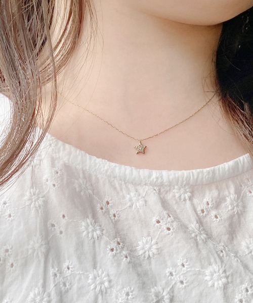 ESTELLE（エステール） ネックレス K10 イエローゴールド スター