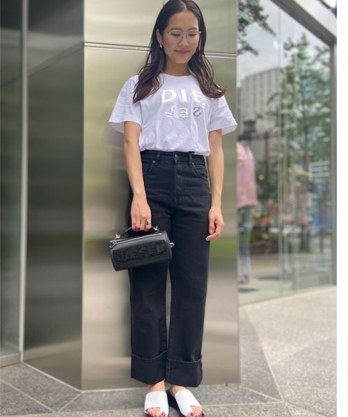 名入れ無料 パンツ デニム ジーンズ Diesel Ss21 レディース ストレート ブラックデニム ボトムス パンツ レディースファッション ファッション 21 591 Ctsinstituto Com Br