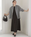 ブラウス シャツ シアー オーバーサイズ バン...の詳細画像5