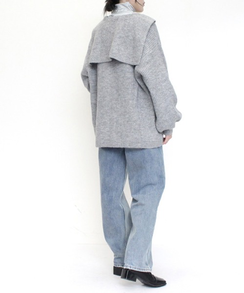 STYLEBLOCK ニット セーター もちもちニットセーラーカラープル