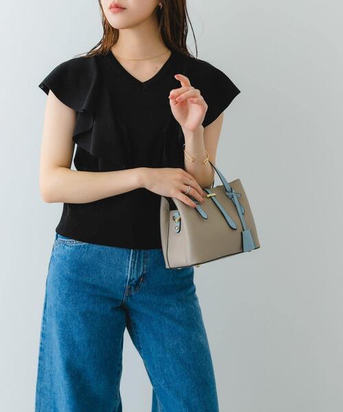 RODE SKO（ロデスコ） ハンドバッグ チャーム付ミニバッグ「Ssize