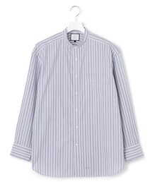 J.PRESS YORK STREET シャツ 「UNISEX」バンドカラー ストライプ