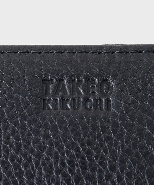 ブラック長財布 イタリアンブラックレザー 3方ラウンド長財布（財布） | TAKEO