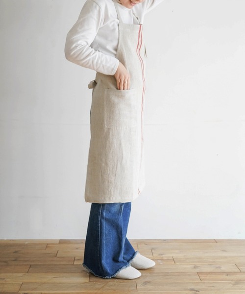 カシュクールエプロン/sanspoint サンポワン Rプイスティッコ カシュクールエプロン