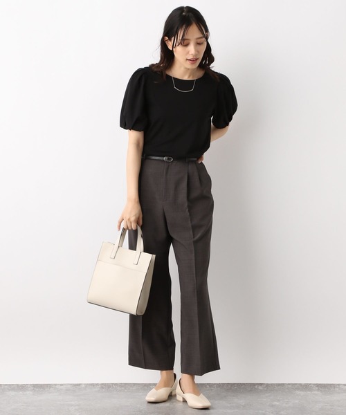 tシャツ 2025年春夏「接触冷感」EASY ELEGANCEランタンスリーブプルオーバー「人気のため新色追加！」 レディース セール】2025年春夏【接触冷感】EASY ELEGANCEランタンスリーブ