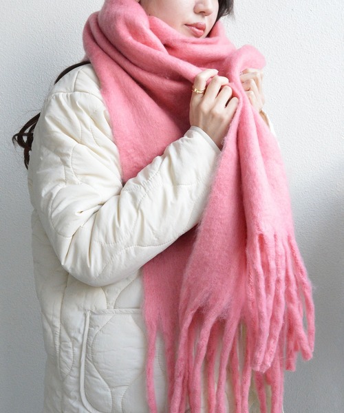 Y's PINK 大判ストール styiro マフラー ストール 「15色展開」もっちりふっくら