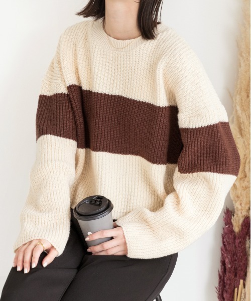 trefle ボーダー　ニット trefle ボーダー ニット