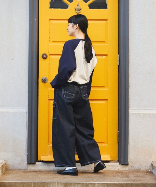 パンツ カーゴパンツ レディース SOMETHING × FREAK'S STORE/サムシング 別注 TUCK CURVE WIDE CARGO P｜zozo｜08