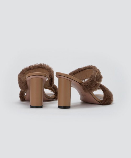 サンダル SOLE サンダル 8.0cm CAMEL レディース : 80490697 