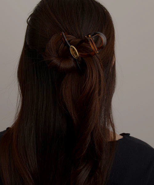 TONE SELECT GOODS ヘアクリップ 「resonance」べっ甲 マット バンス