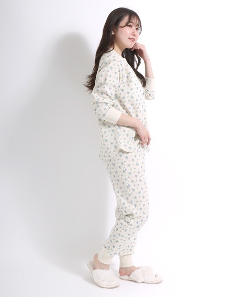 gelato pique 小花柄ロングTシャツ&パンツ　SET ジェラートピケ♡小花柄ロンT&ロングパンツSET