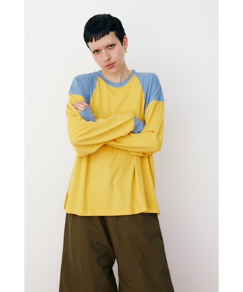 tシャツ Bicolor tops　バイカラートップス レディース