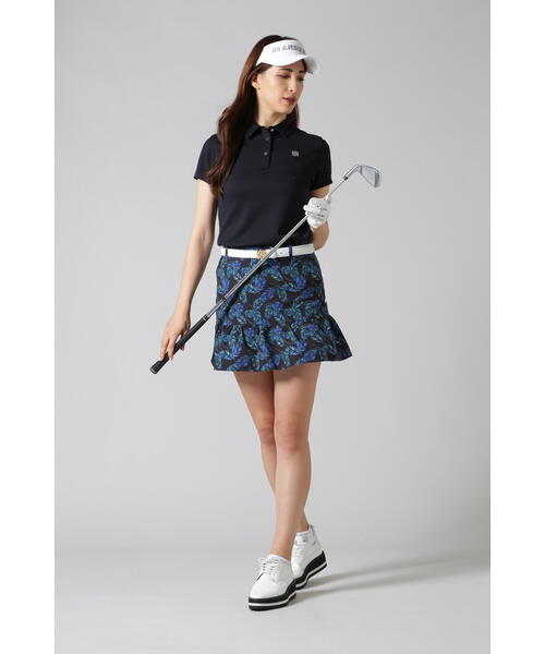 St ANDREWS スカート 「St ANDREWS」パームリーフプリントスカート