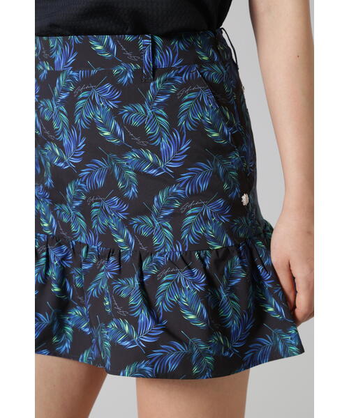 St ANDREWS スカート 「St ANDREWS」パームリーフプリントスカート