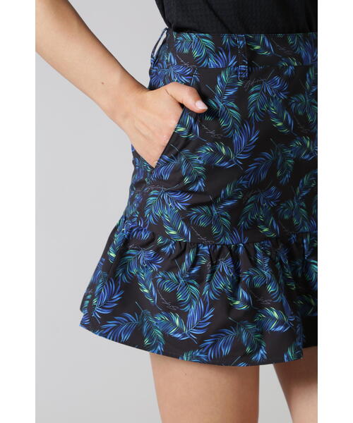 St ANDREWS スカート 「St ANDREWS」パームリーフプリントスカート