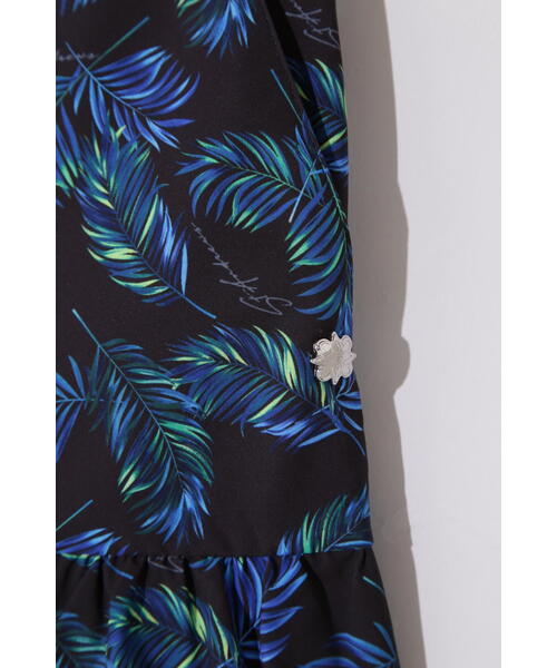 St ANDREWS スカート 「St ANDREWS」パームリーフプリントスカート