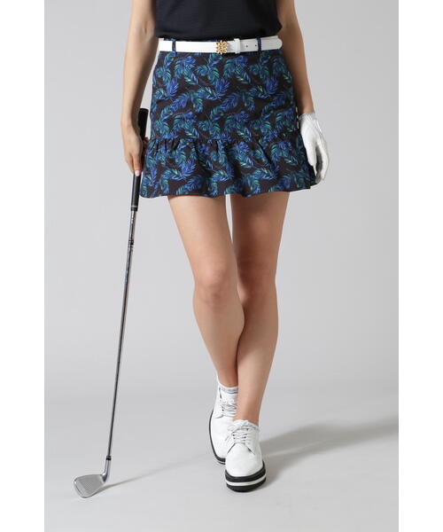 St ANDREWS スカート 「St ANDREWS」パームリーフプリントスカート