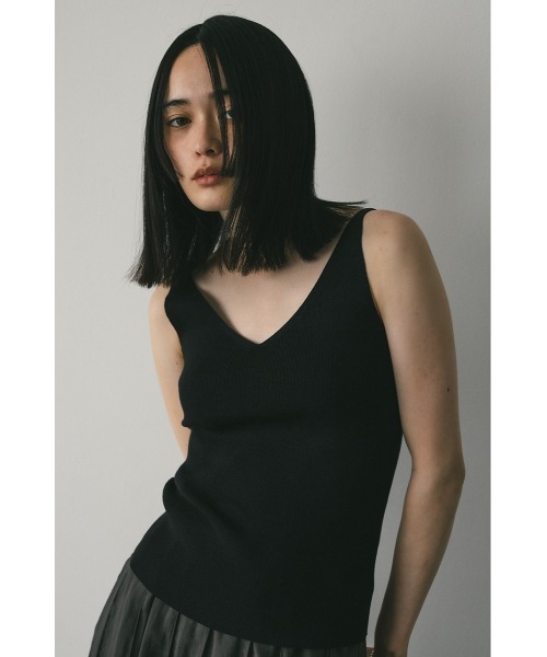 STYLEMIXER ニット セーター リネンミックスVニット レディース