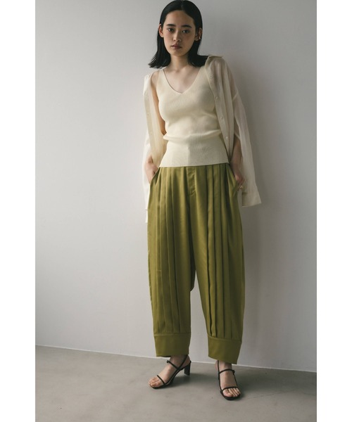 STYLEMIXER ニット セーター リネンミックスVニット レディース