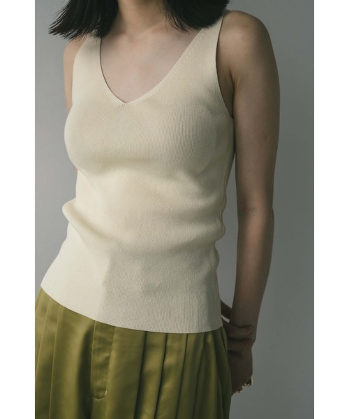 STYLEMIXER ニット セーター リネンミックスVニット レディース