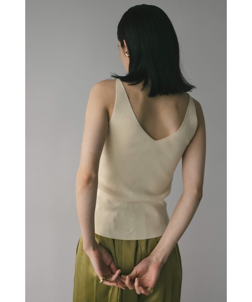 STYLEMIXER ニット セーター リネンミックスVニット レディース