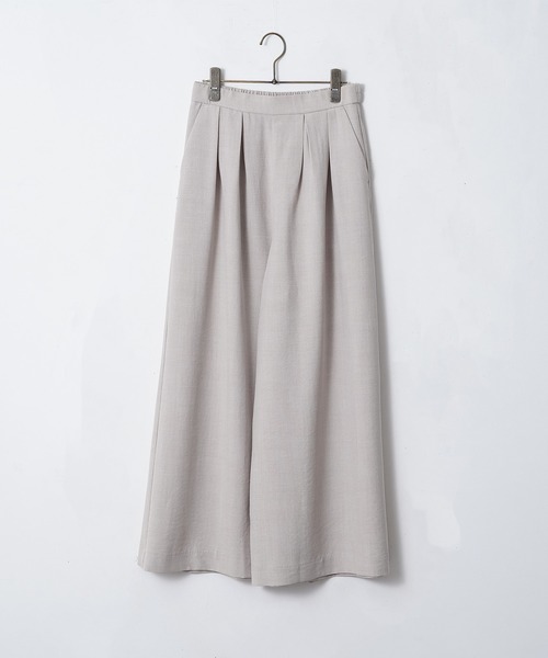 MUSINSA STANDARD LADY'S_リネンライクワイドパンツ_4色 for/c パンツ リネンライクワイドパンツ「サスティナブル