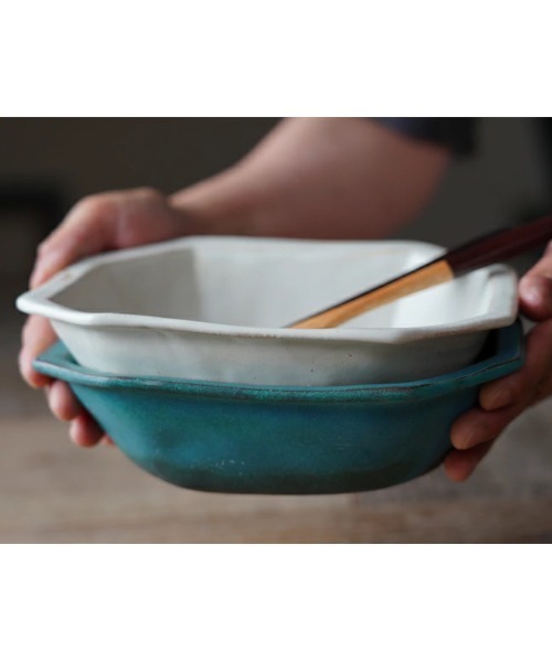 食器 「益子焼」 丸みを持たせた優しいフォルムの八角形大鉢ボウル。深さがある為 煮込み料理やスープパスタなど汁気の多い料理にもおすすめ 電子レンジ・食 | MILLION CARATS | 06