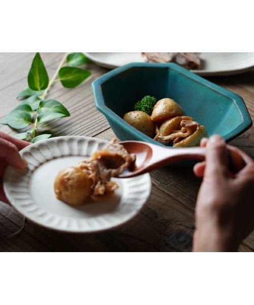 食器 「益子焼」 丸みを持たせた優しいフォルムの八角形大鉢ボウル。深さがある為 煮込み料理やスープパスタなど汁気の多い料理にもおすすめ 電子レンジ・食 | MILLION CARATS | 13