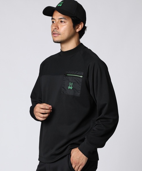 Psycho Bunny（サイコバニー） tシャツ 「GOLF」ダブルフェイス 長袖
