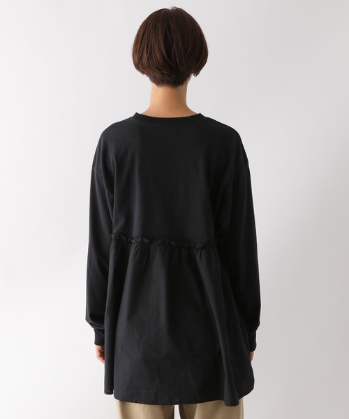 LEPSIM tシャツ 切り替えリメイク風チュニック 150323