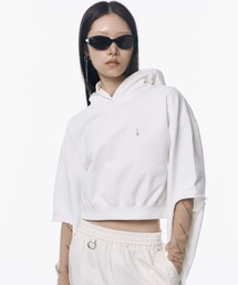 JOSE MOON（ジョゼムーン） パーカー SLIT SHORT HOODIE/スリット