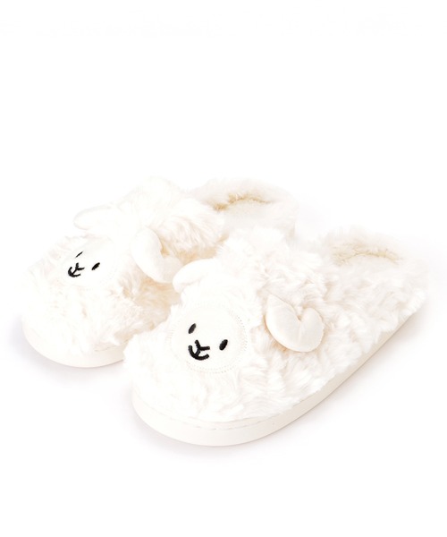 ニコちゃん　スリッパ　リアルファー　ミンク　新品　人気　ルームシューズ ベルベットファースリッパ【SHEILANI】 スリッパ ルームシューズ