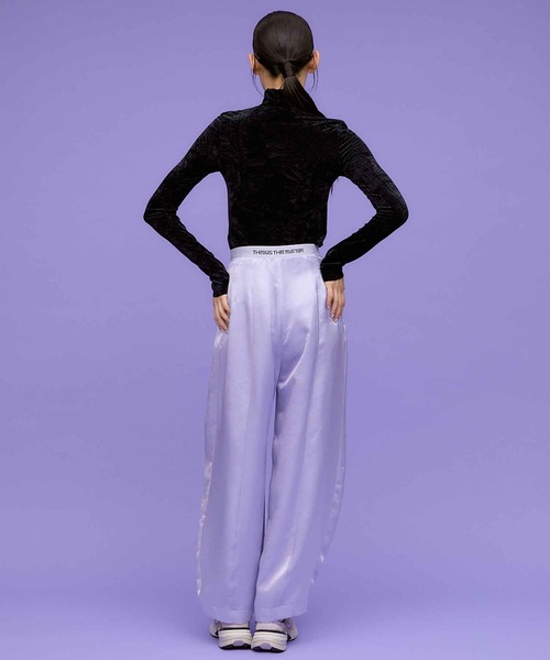 THINGS THAT MATTER パンツ SATIN COCOON PANTS / サテン