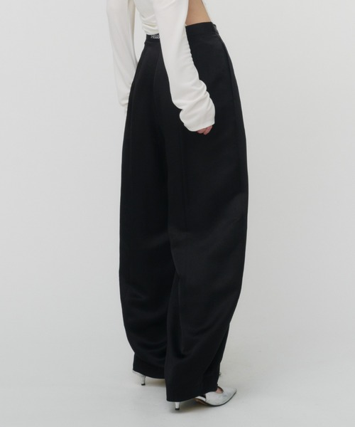 【Studio Doe】Cotton Cocoon Pants コクーンパンツ ZOZOTOWN限定》【Louren/ローレン】slab cotton cocoon pants