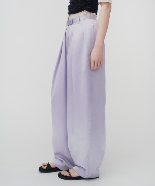 THINGS THAT MATTER パンツ SATIN COCOON PANTS / サテン