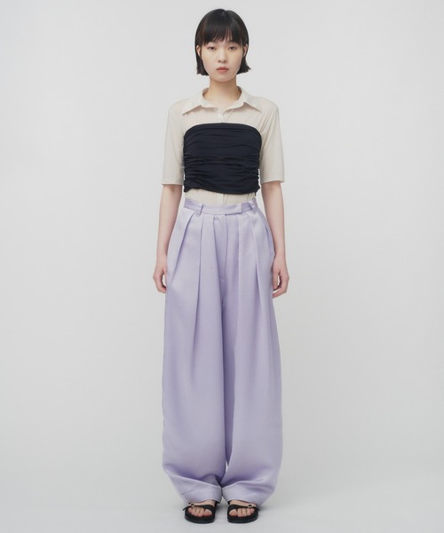 THINGS THAT MATTER パンツ SATIN COCOON PANTS / サテン
