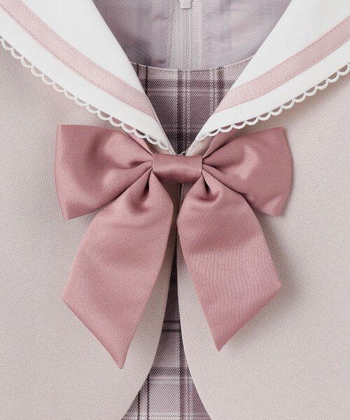 ANY（エニィ） ワンピース 「2点セット」セーラージャケット+チェック