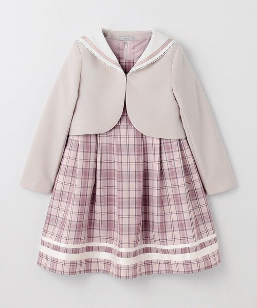 ANY（エニィ） ワンピース 「2点セット」セーラージャケット+チェック
