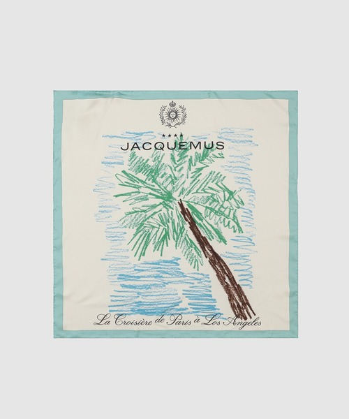 Jacquemus  ジャックムス シルクバンダナ JACQUEMUS ストール マフラー LE BANDANA PALMIER レディース