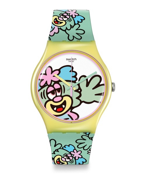 Verdy x Swatch 腕時計 ユニセックス 外箱付き Swatch 腕時計 「Swatch x VERDY」VISTY BY VERDY レディース