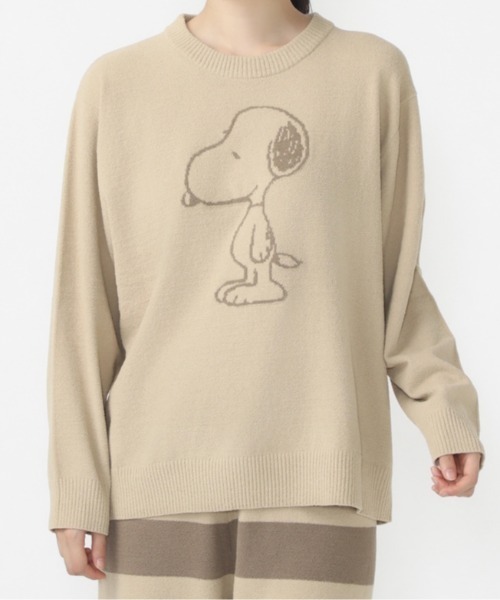 PEANUTS ニット セーター ピーナッツ PEANUTふんわりニットクルー