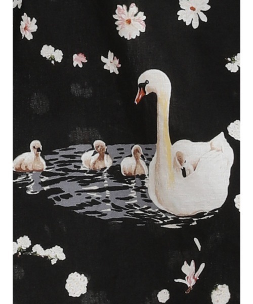PINK HOUSE / ピンクハウス SWAN LAKEプリントブラウス SWAN LAKEプリントブラウス｜ピンクハウスオフィシャル