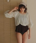 ラッシュガード オフショルダーバルーントップス...の詳細画像3