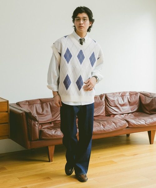 MARNI アーガイル柄 ベスト　メンズ MARNI アーガイル柄 ベスト メンズ