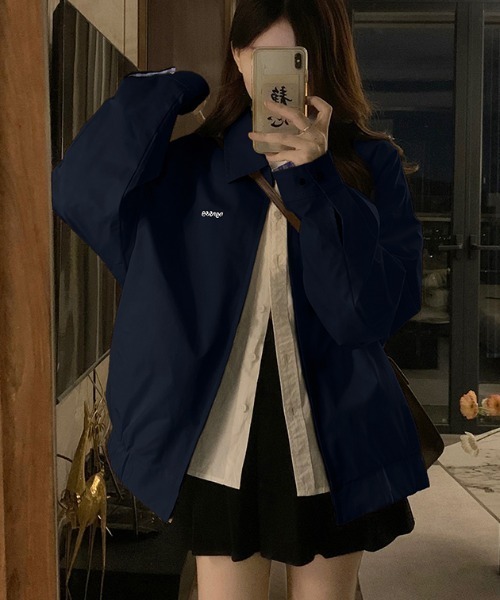 ブルゾン アウター 「2WAY」リバーシブル　無地/チェック柄ブルゾン レディース | LACーVERT | 18