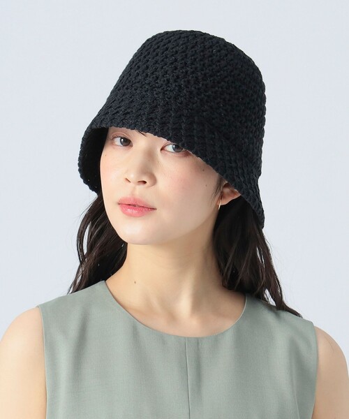 【新品】BATONER ペーパー ニット ハット 黒 beams 新品】BATONER ペーパー ニット ハット 黒 beams - メルカリ